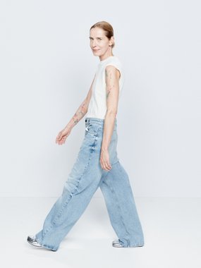 Raey Drop organic-cotton low-rise baggy jeans