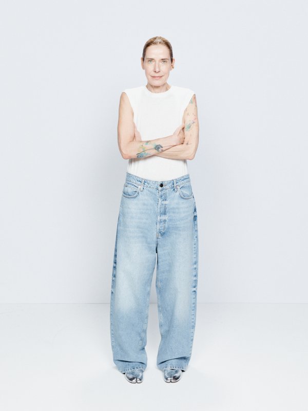 Raey Drop organic-cotton low-rise baggy jeans