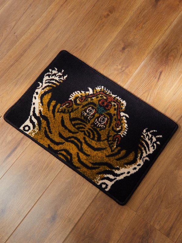 House Of Hackney (House of Hackney) Saber tiger-print wool doormat