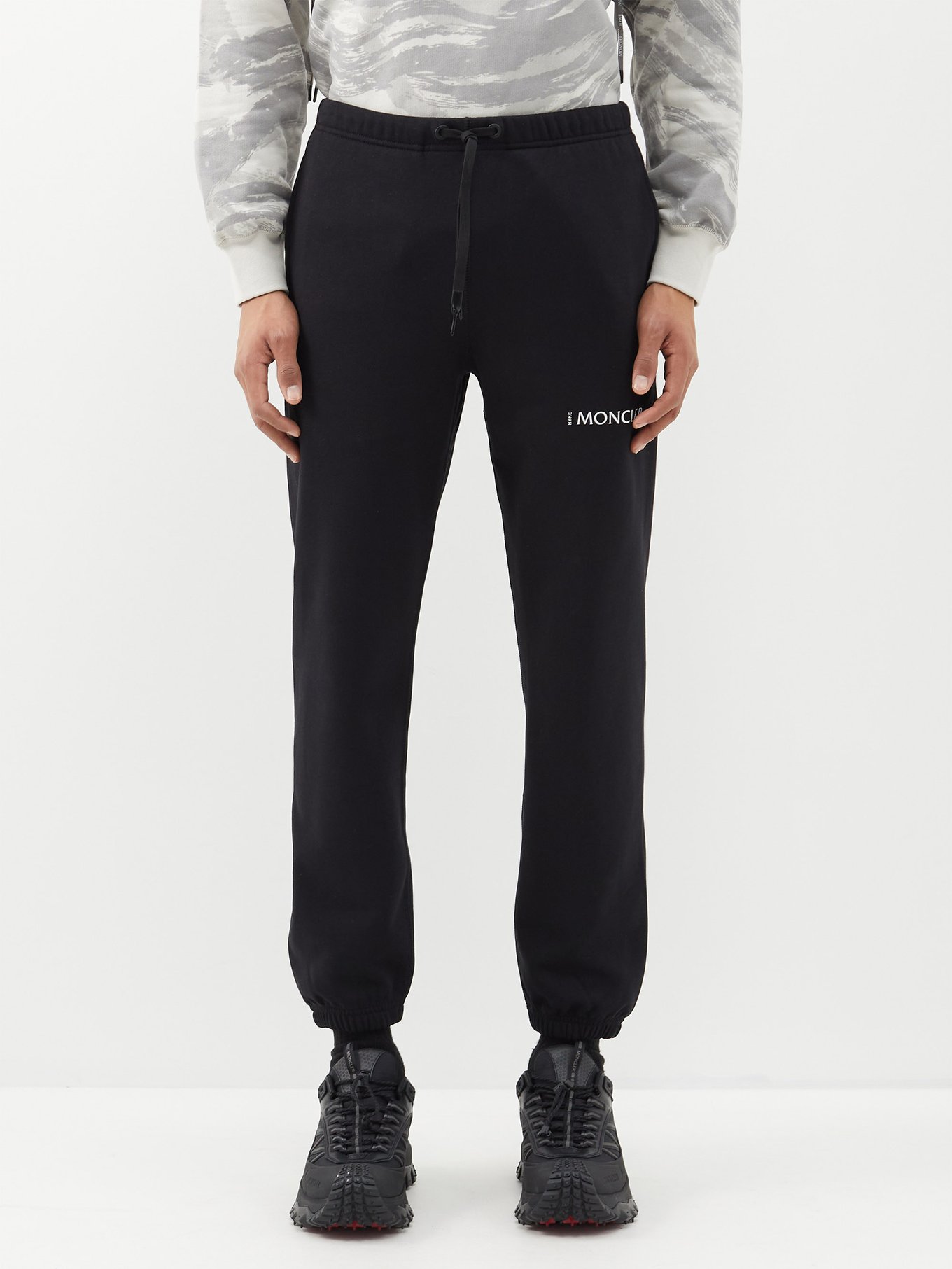 Black X (b).STROY printed twill track pants, Givenchy