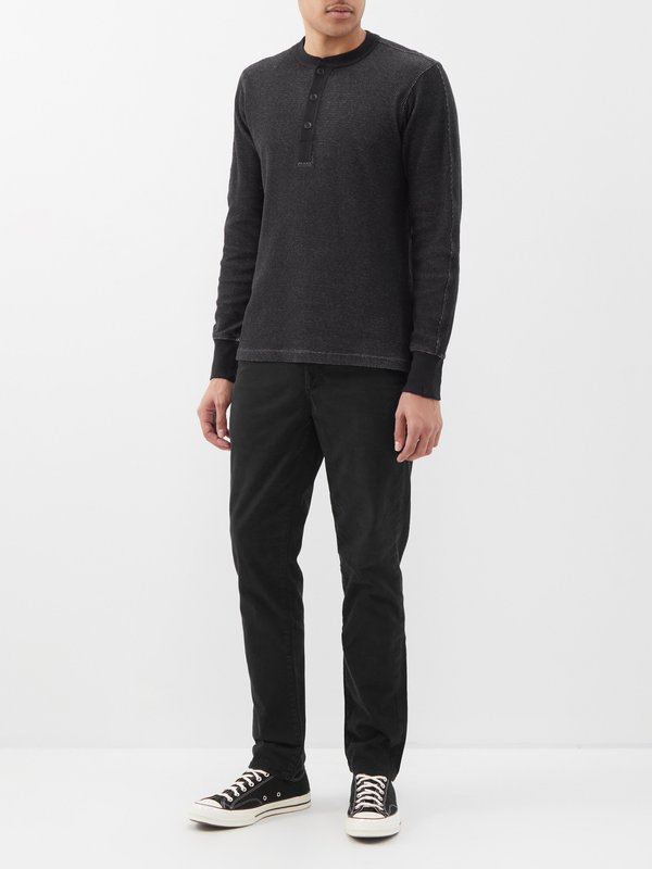 Rag & Bone Fit 2 logo-embroidered cotton-blend chino trousers