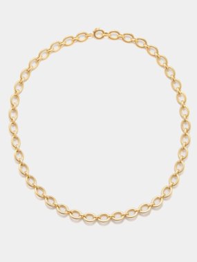 Irene Neuwirth Oval-link 18kt gold necklace
