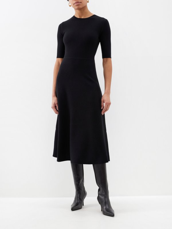 Gabriela Hearst Seymore wool-blend midi dress