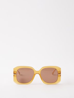 Fendi Eyewear Fendi Fendi Fendigraphy square acetate sunglasses