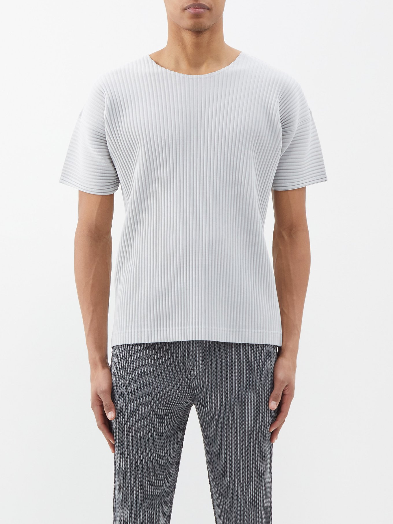 Technical-pleated T-shirt | Homme Plissé Issey Miyake