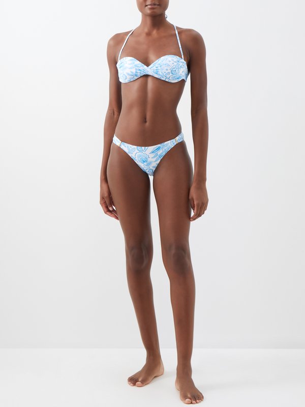 Melissa Odabash Martinique floral-print bandeau bikini top