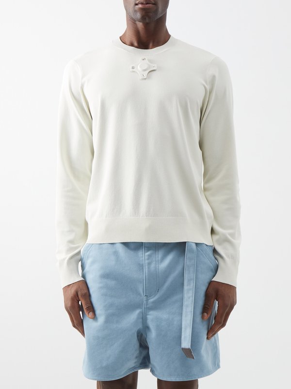 Craig Green Rubber-tab knitted sweater