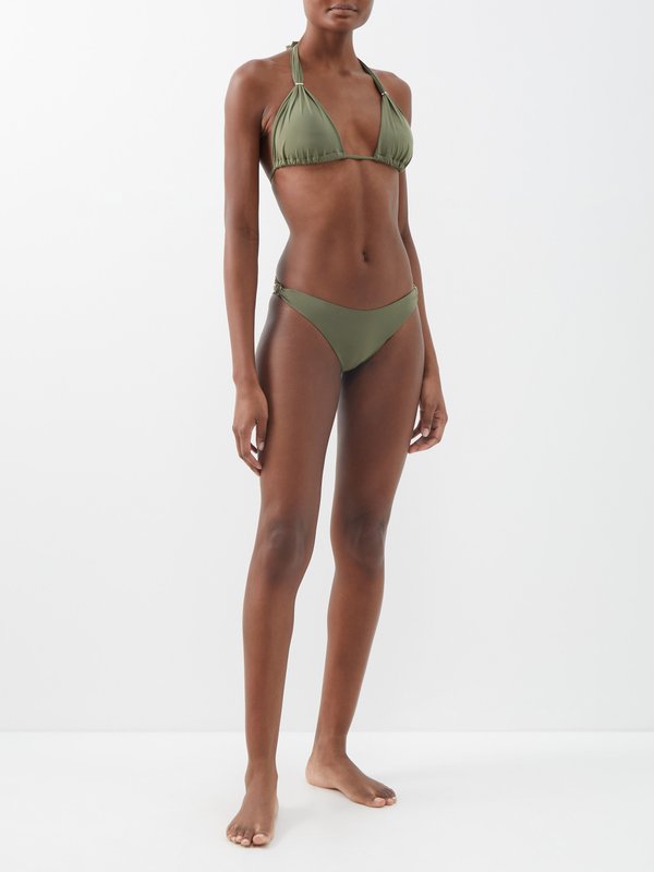 Raquel Diniz Gathered-side bikini briefs