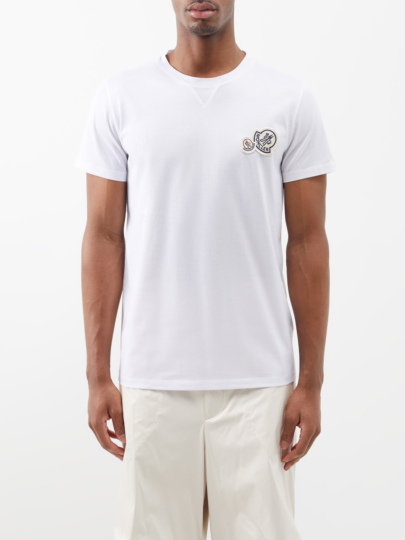 Flap-pocket cotton-jersey T-shirt | Moncler