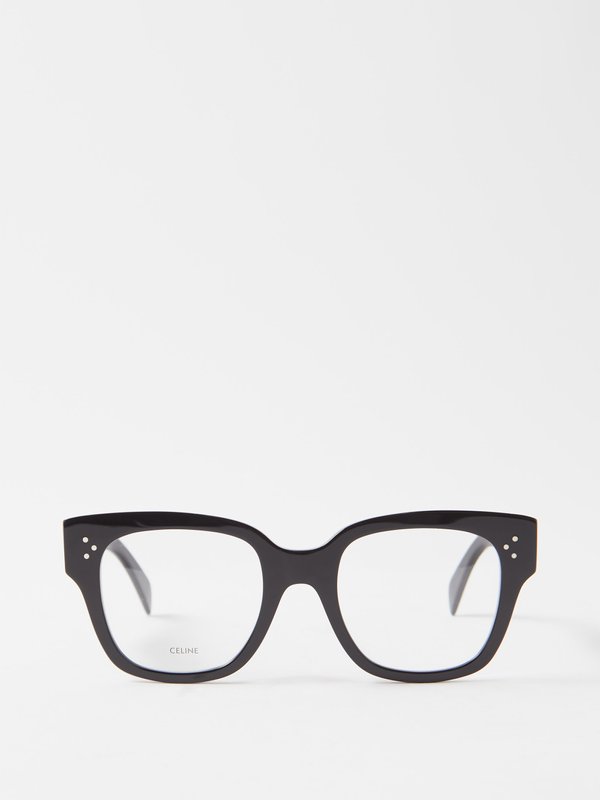 Celine Eyewear Square acetate glasses
