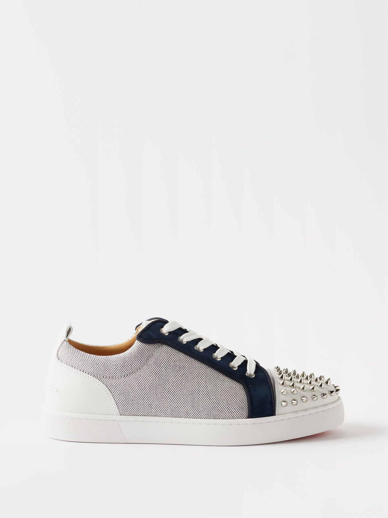 Louis junior spike low trainers Christian Louboutin Grey size 40