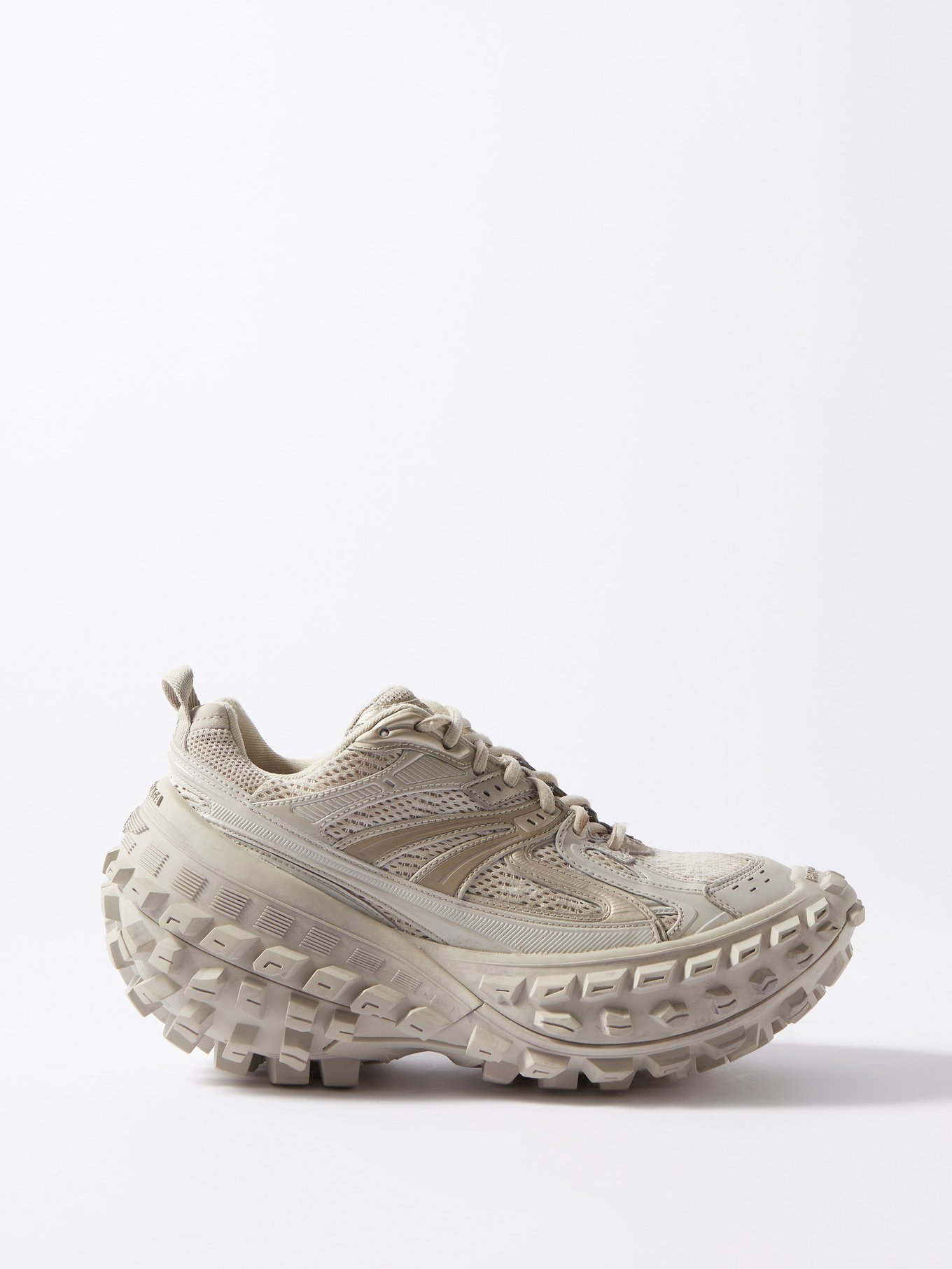 Beige Bouncer exaggerated-sole trainers Balenciaga | US