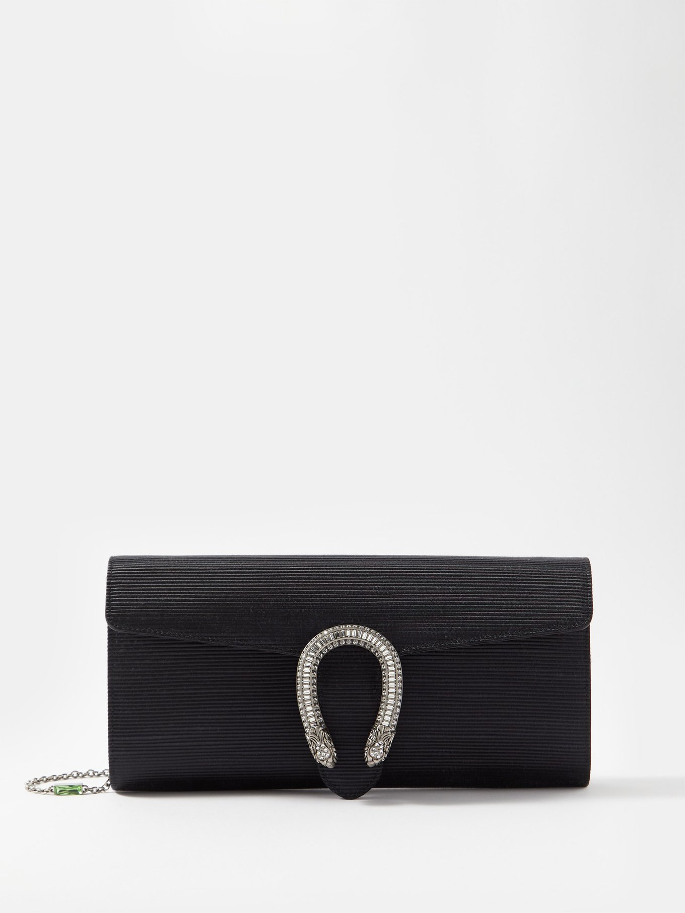 Black velvet designer clutch bag, luxury evening clutch