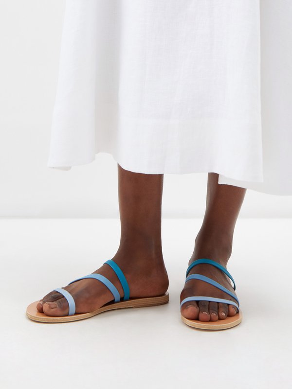 Ancient Greek Sandals Apli Polytimi leather sandals
