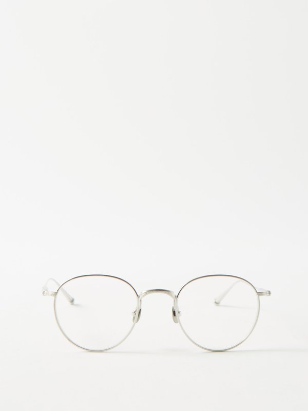 Matsuda Round titanium glasses