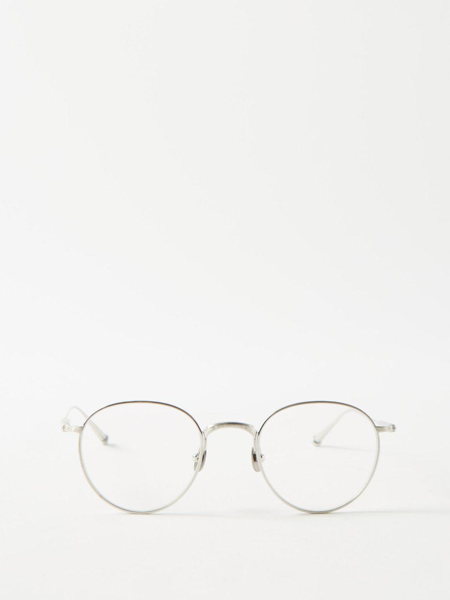 Matsuda Round titanium glasses