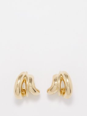 Completedworks 14kt gold-vermeil hoop earrings
