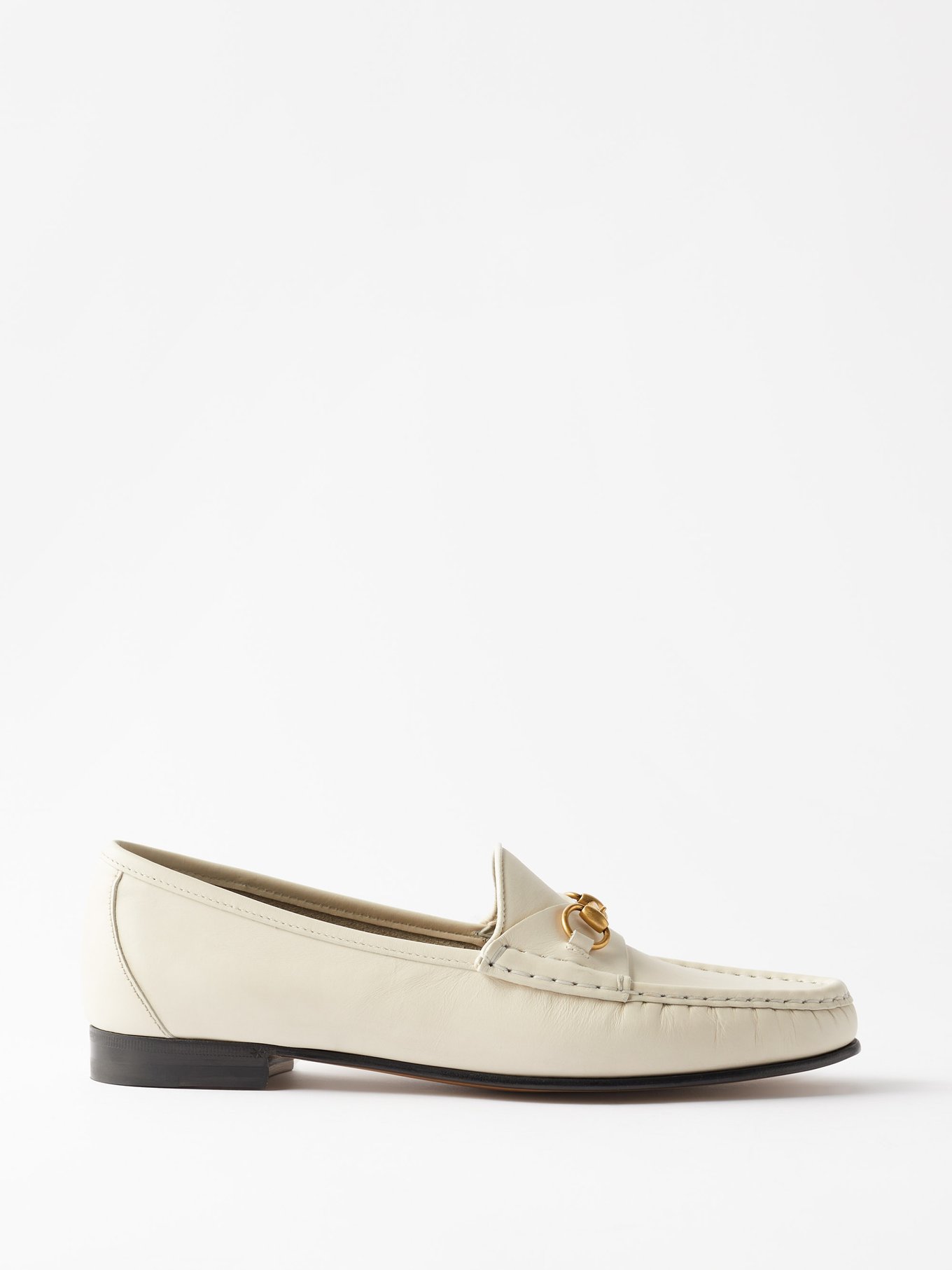 White 1953 leather loafers Gucci | US