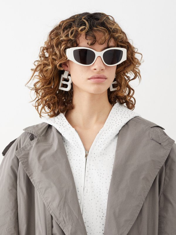 Balenciaga Eyewear (Balenciaga) Logo-print acetate sunglasses