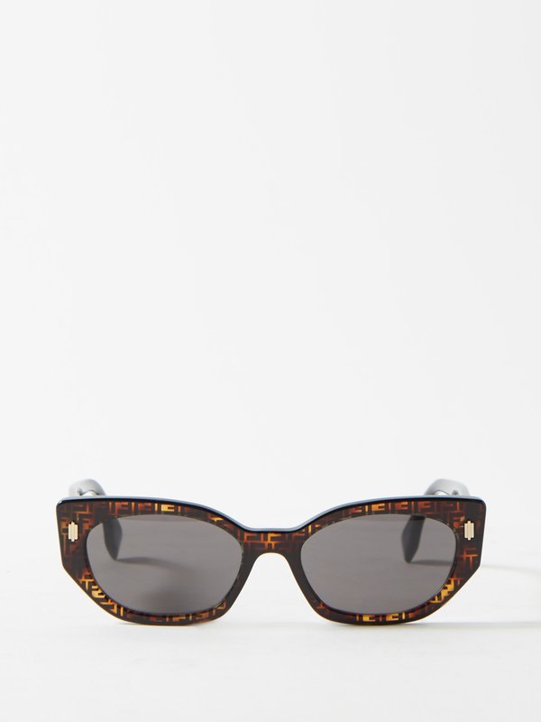 Fendi Eyewear Fendi Bold cat-eye acetate sunglasses