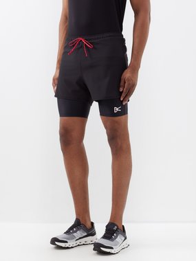 District Vision Aaron dual-layer running shorts