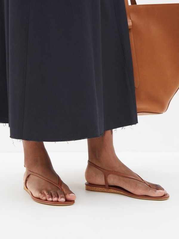 Gabriela Hearst Gia slingback leather sandals