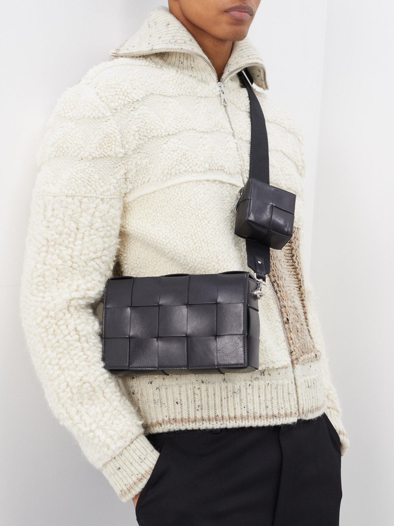 Womens Mini Leather Barrel Crossbody Bag Shoulder Handbags