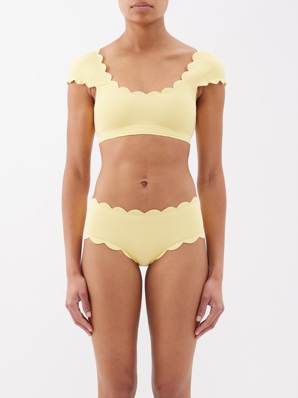 Marysia (Marysia ) Mexico scalloped bikini top