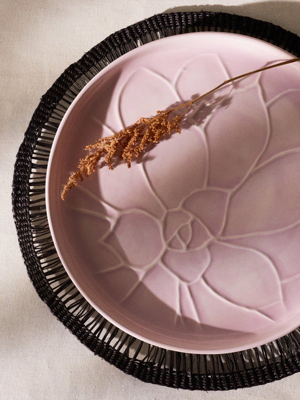 Sensi Studio Lotus ceramic serving plate