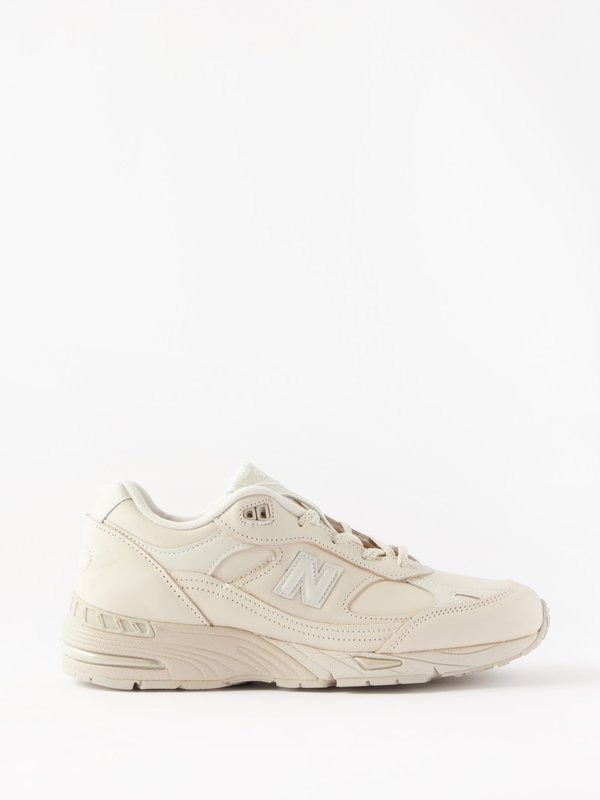 New Balance Made in UK 991 leather and mesh trainers