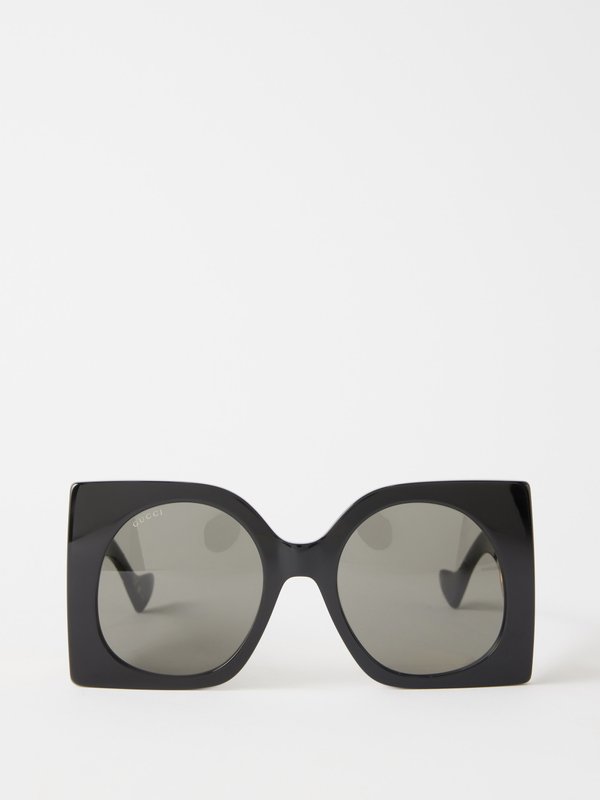 Gucci Eyewear (Gucci) Oversized square acetate sunglasses