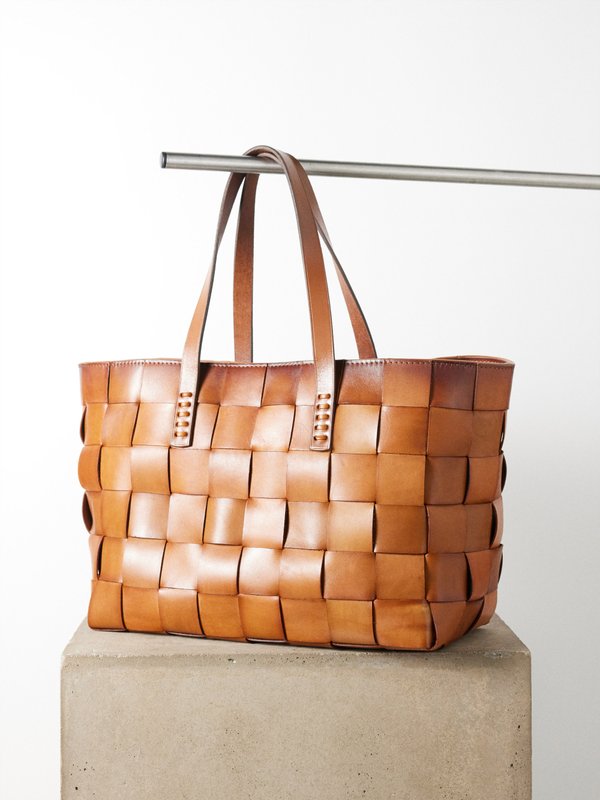 Dragon Diffusion Japan woven-leather tote bag