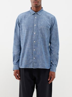 YMC Curtis organic-cotton denim shirt