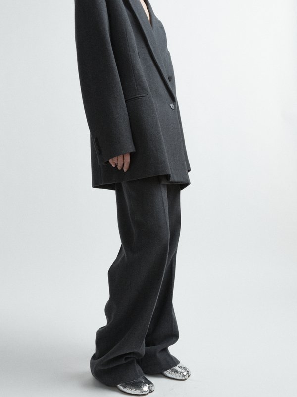 Raey Uniform wool-blend wide-leg trousers