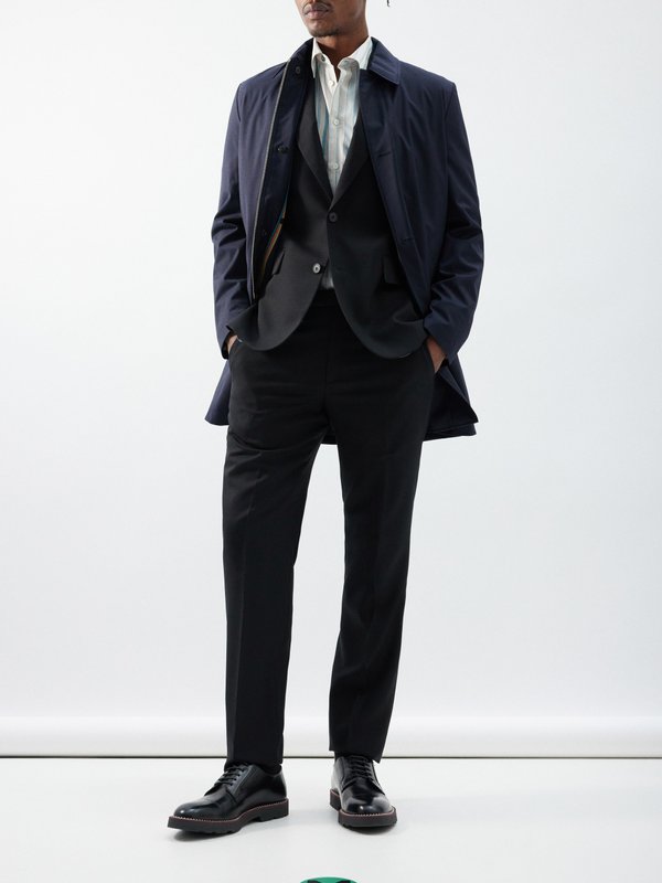 Paul Smith Gilet-lined wool trench coat