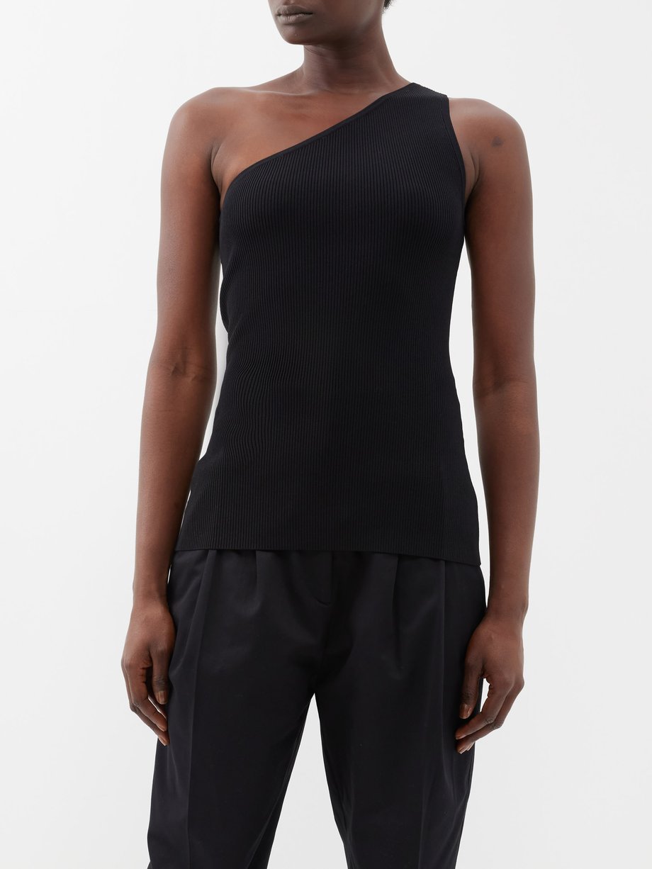 Toteme One-shoulder ribbed top