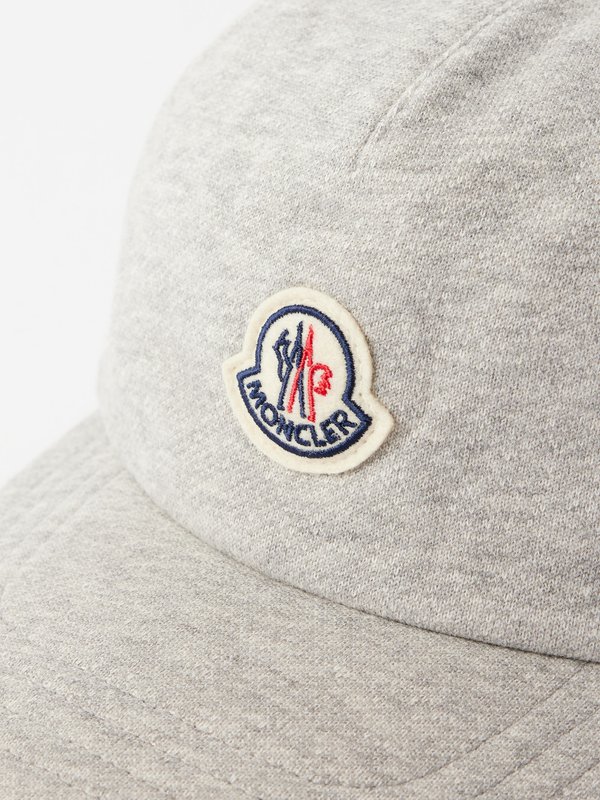 Moncler Logo-patch cotton-jersey baseball cap