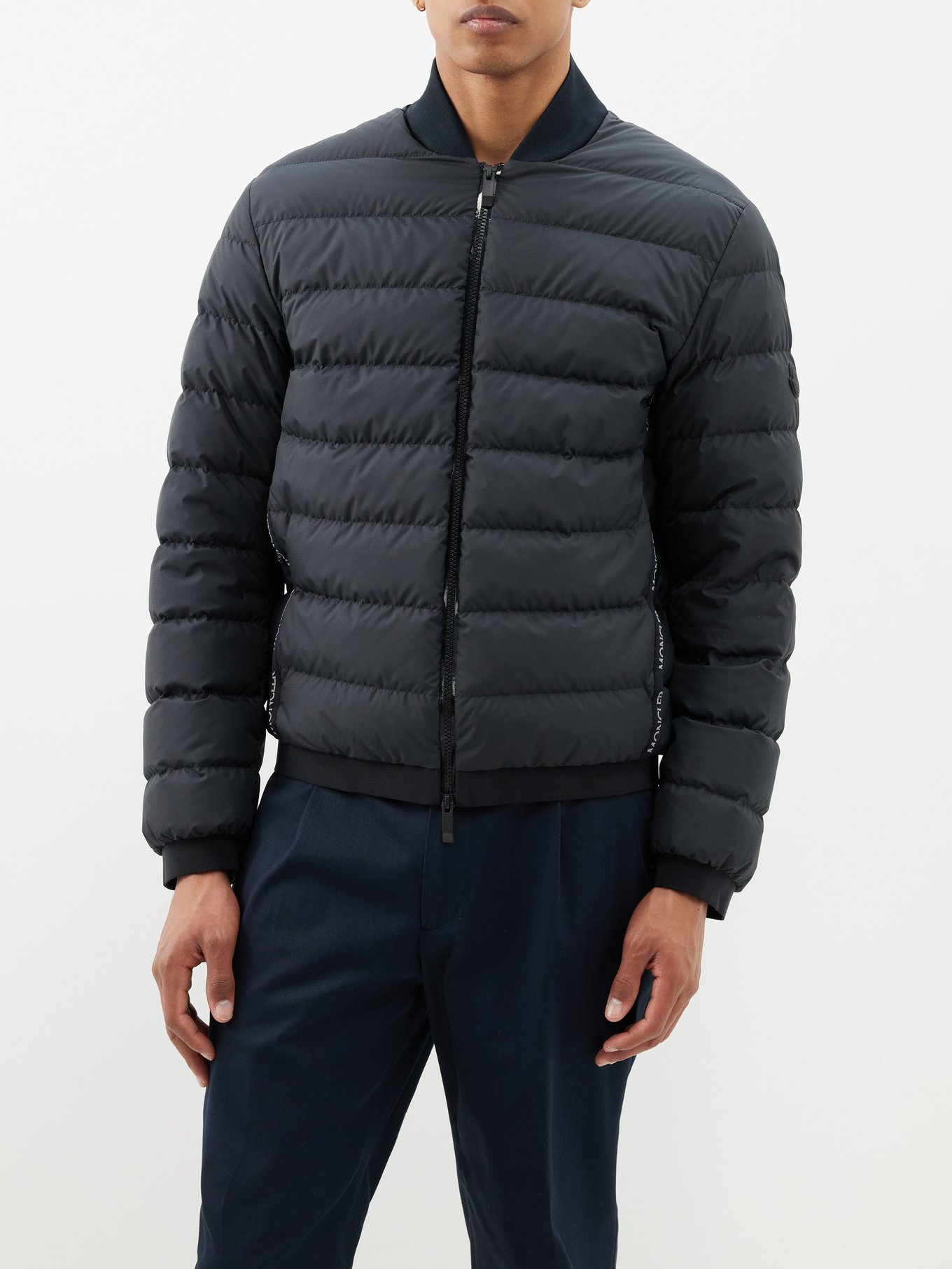 Oise quilted down bomber jacket video