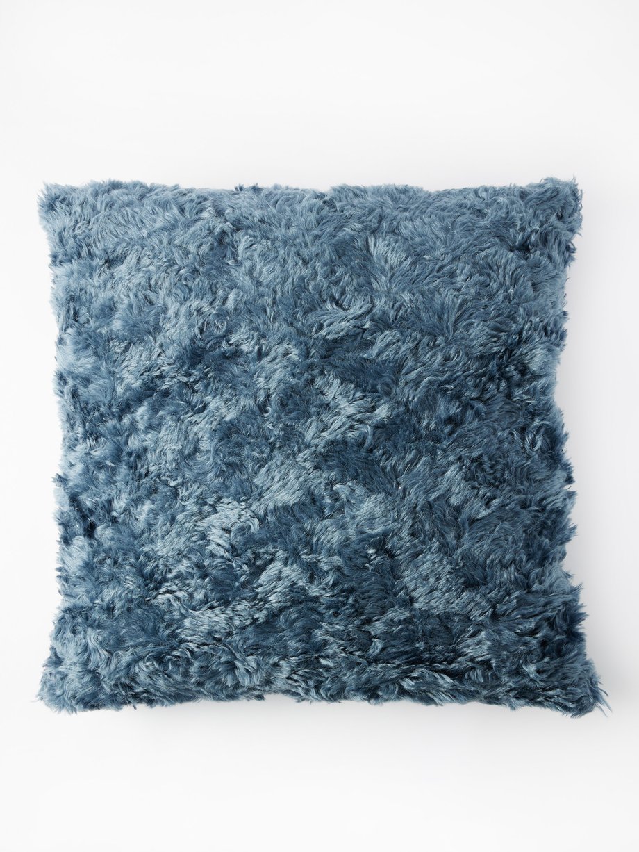 Kvadrat x Raf Simons Argo mohair-pile cushion