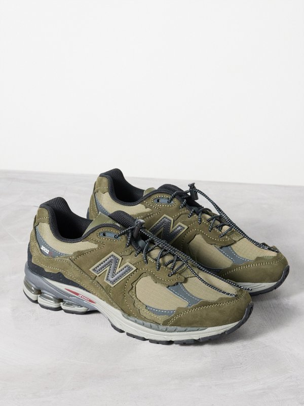 New Balance 2002RD suede and mesh trainers
