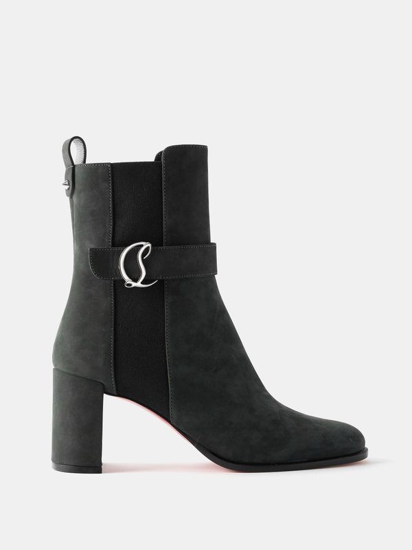 Christian Louboutin CL 70 suede Chelsea boots