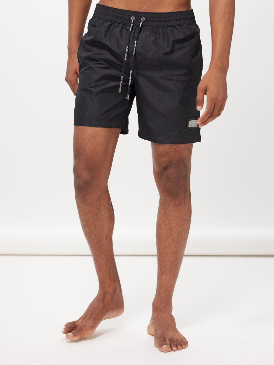 Dolce & Gabbana Logo-plaque swim shorts