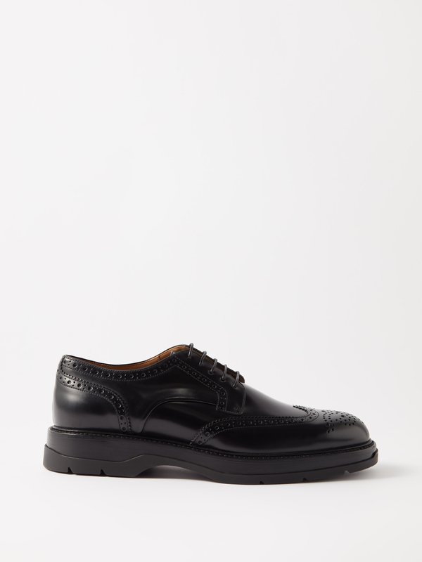 Dunhill Kensington leather Derby shoes
