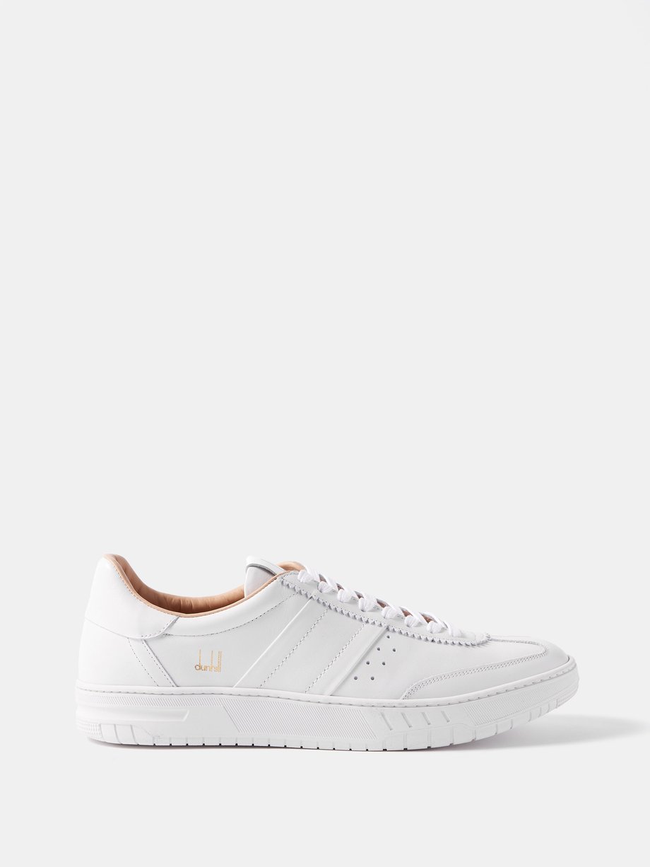 Dunhill Court Legacy leather trainers