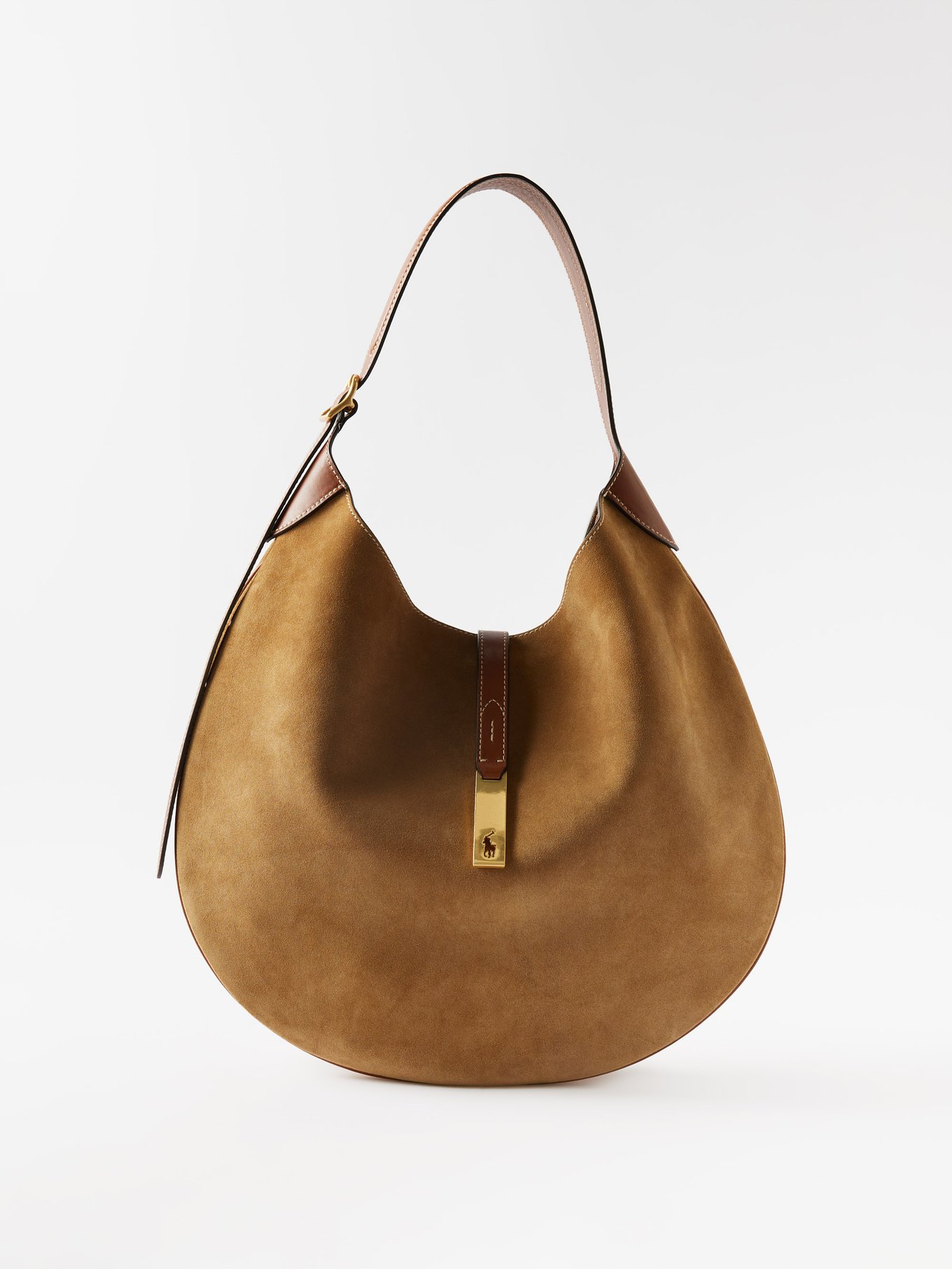 Polo Ralph Lauren - leather saddle crossbody bag - women - Leather - One Size - Neutrals