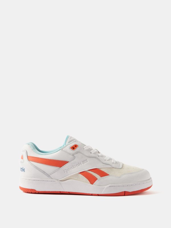 Reebok BB 4000 II leather and suede trainers