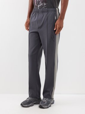 Represent Initial-embroidered track pants