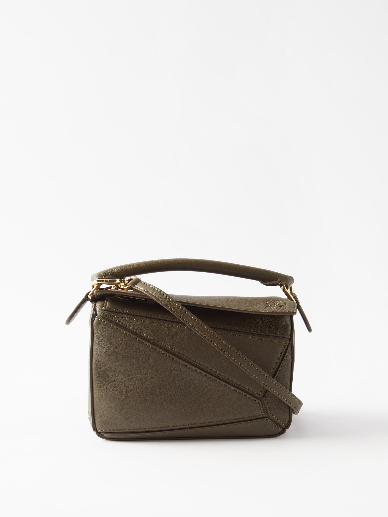 Puzzle mini leather cross-body bag | LOEWE