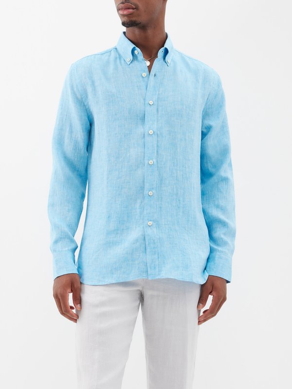 120% Lino Linen Oxford shirt