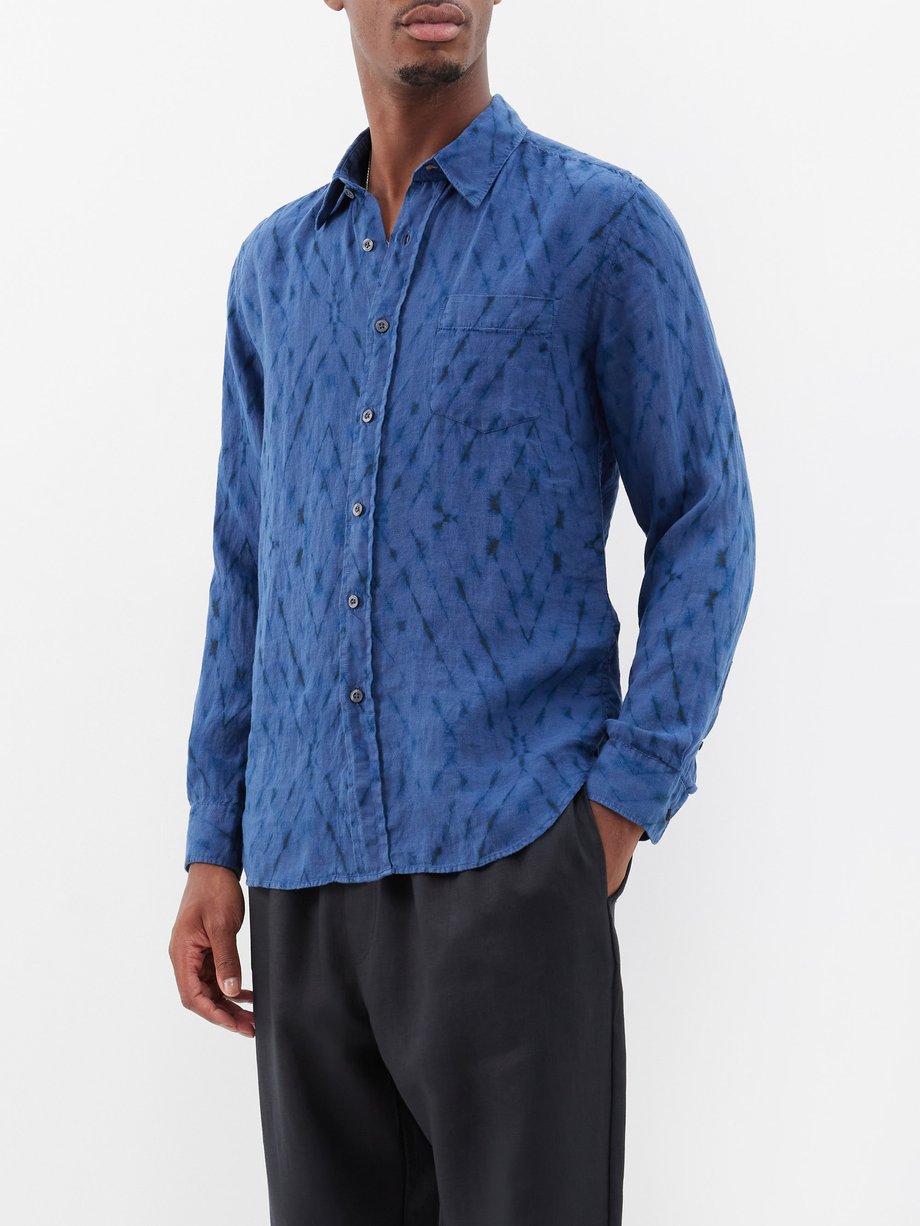 120% Lino Tie-dye linen shirt